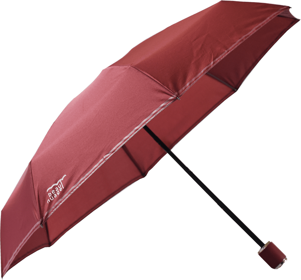 BEAU NUAGE - Parapluie pliant L'Original - Rouge Grenat