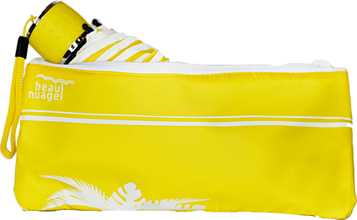 BEAU NUAGE - Parapluie pliant Le Mini - Jaune Etoilé