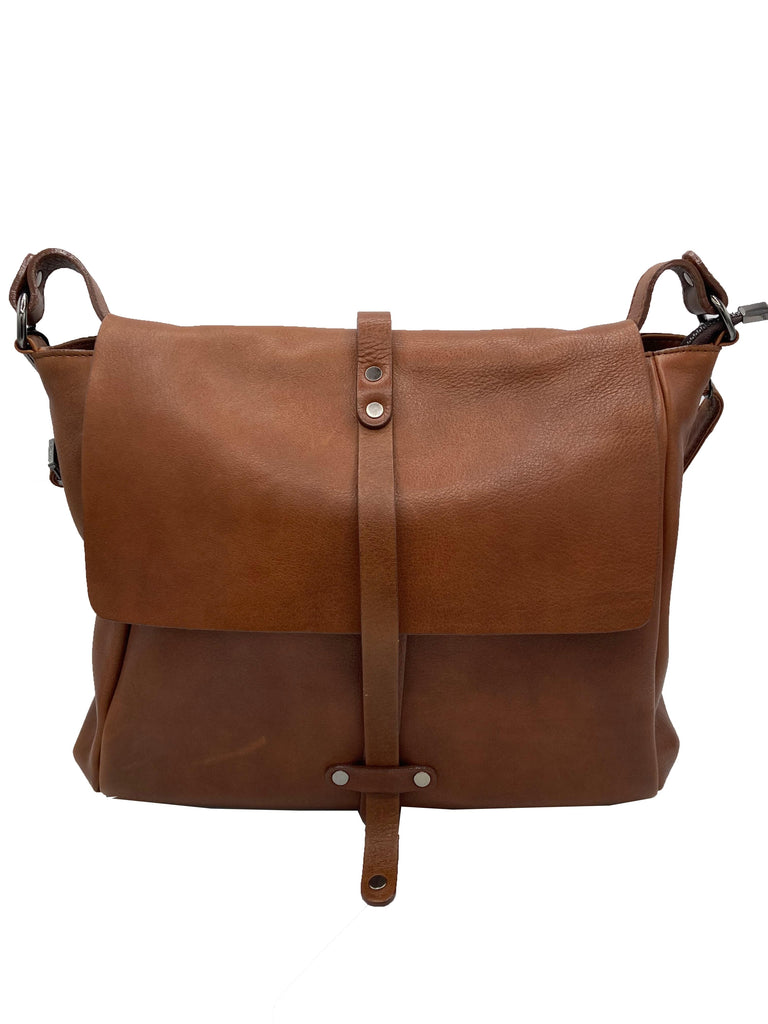 BRUNO ROSSI - Grand sac à main en cuir - Vintage