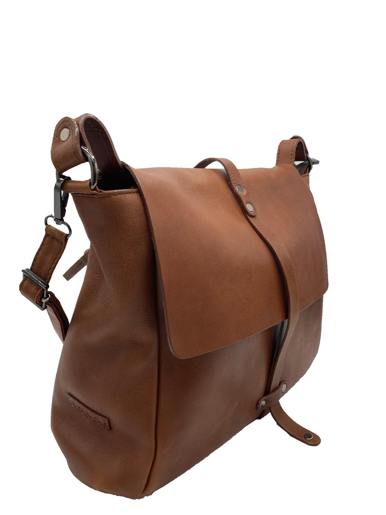 BRUNO ROSSI - Grand sac à main en cuir - Vintage