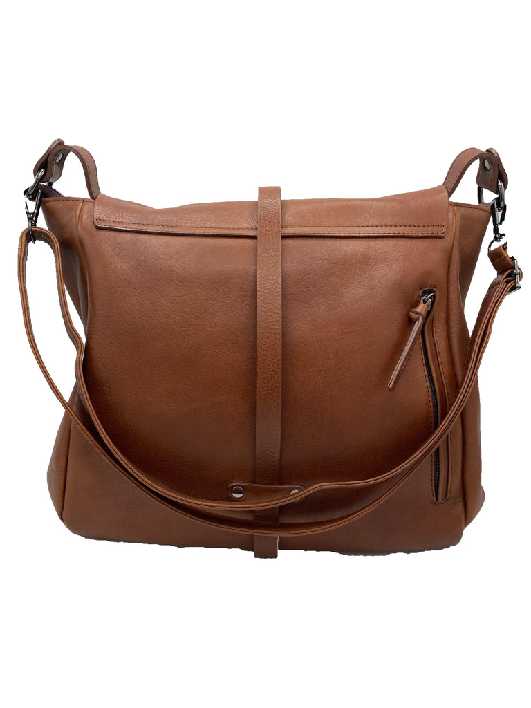 BRUNO ROSSI - Grand sac à main en cuir - Vintage