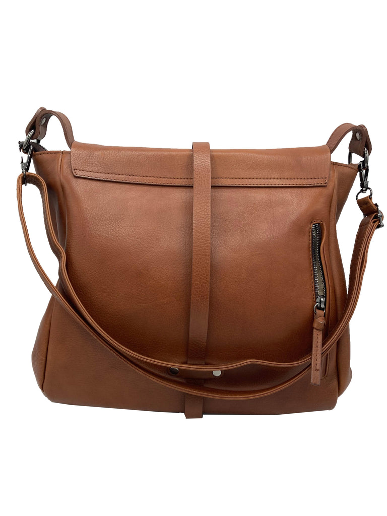 BRUNO ROSSI - Grand sac à main en cuir - Vintage