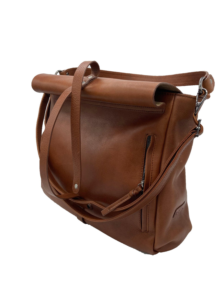 BRUNO ROSSI - Grand sac à main en cuir - Vintage