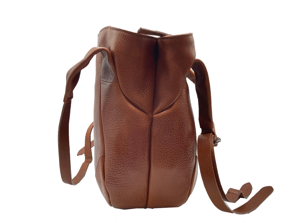 BRUNO ROSSI - Grand sac à main en cuir - Vintage