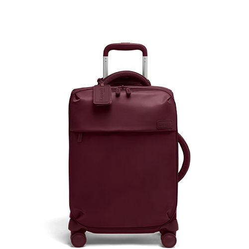 LIPAULT valise cabine 55cm Plume - Bordeaux BAGADIE PARIS