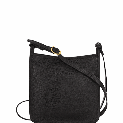 LONGCHAMP Sac bandoulière zippé S Le Foulonné noir – BAGADIE