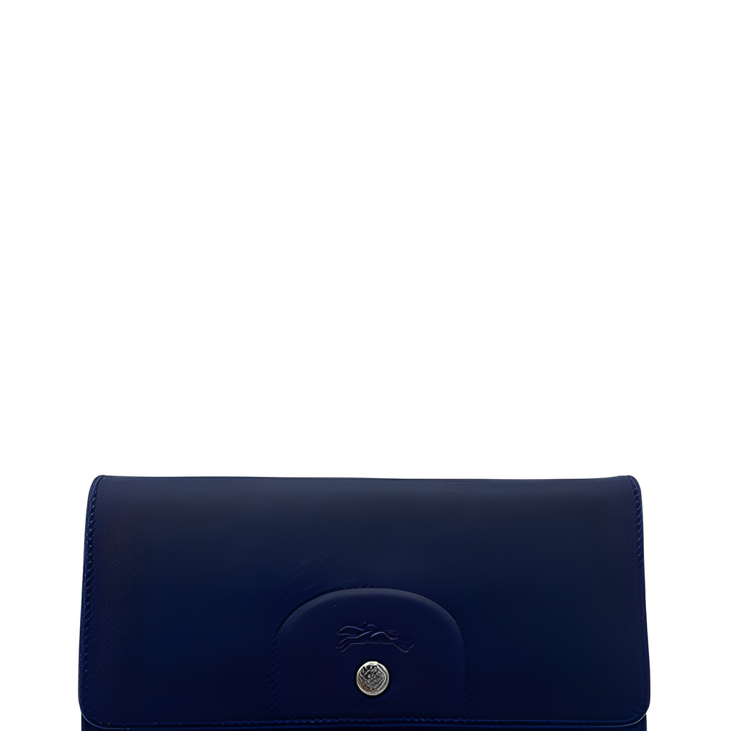 LONGCHAMP - Portefeuille long à rabat - Le Pliage Cuir - navy