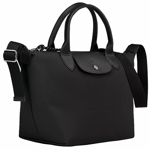 Sac à main S avec bandoulière Longchamp gamme Le Pliage Energy noir