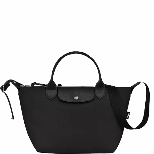 Sac à main S avec bandoulière Longchamp gamme Le Pliage Energy noir