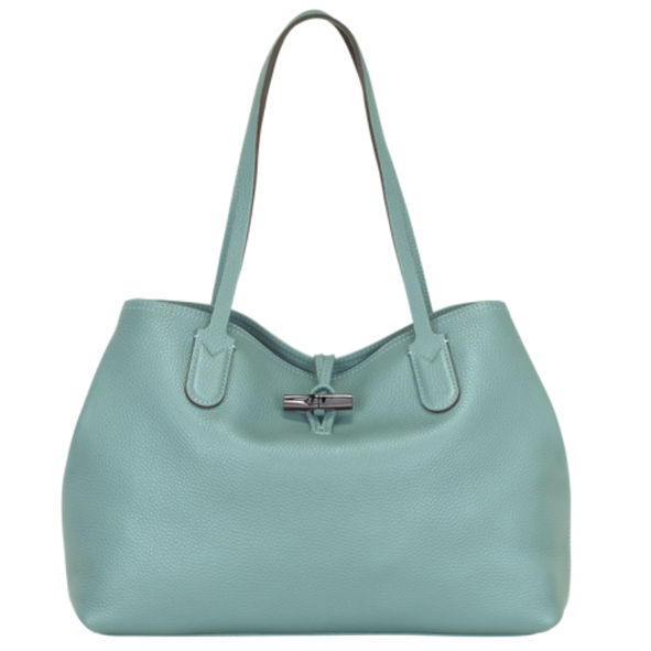 LONGCHAMP - Roseau Essential - sac porté épaule - Sauge BAGADIE PARIS