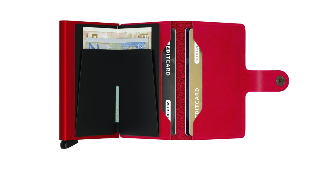 SECRID - Porte cartes Miniwallet Original - Rouge BAGADIE PARIS