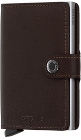 SECRID - Porte cartes Miniwallet Original - Chocolat BAGADIE PARIS