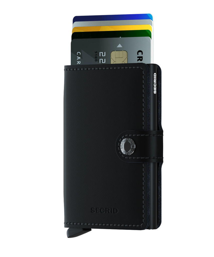 SECRID - Porte cartes Miniwallet Matte - Noir BAGADIE PARIS