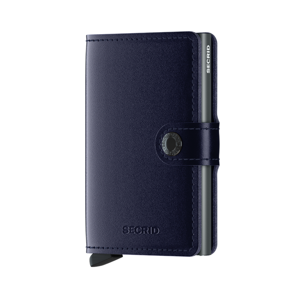 SECRID - Porte cartes Miniwallet Metallic - Bleu BAGADIE PARIS