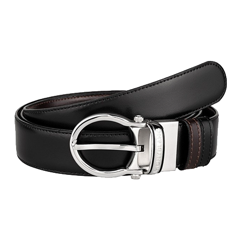 MONTBLANC Ceinture réversible Classic - Noir/Marron BAGADIE PARIS