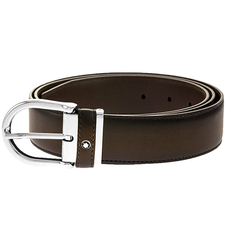 MONTBLANC Ceinture Classic - Marron BAGADIE PARIS