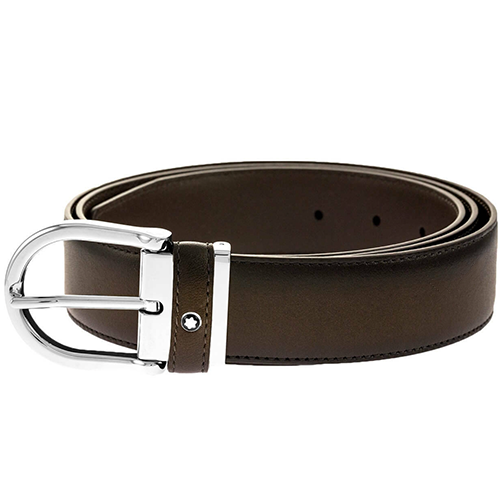 MONTBLANC Ceinture Classic - Marron BAGADIE PARIS