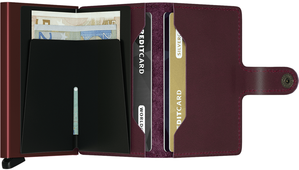 SECRID - Porte cartes Miniwallet Original M - Bordeaux BAGADIE PARIS