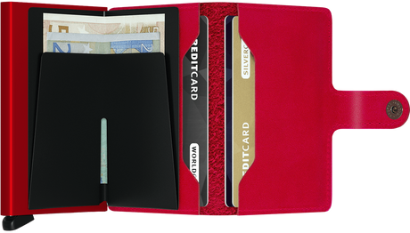 SECRID - Porte cartes Miniwallet Original - Rouge BAGADIE PARIS