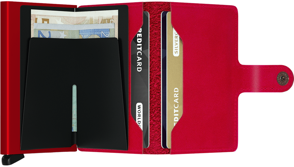 SECRID - Porte cartes Miniwallet Original - Rouge BAGADIE PARIS