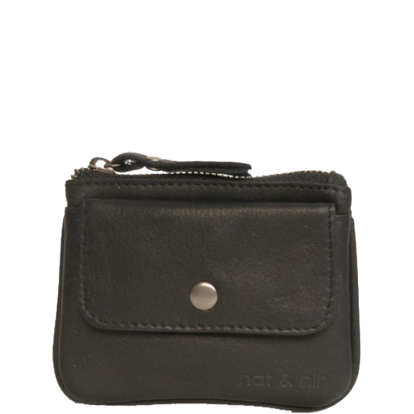 NAT & NIN - Porte-monnaie - Tommy - Noir BAGADIE PARIS