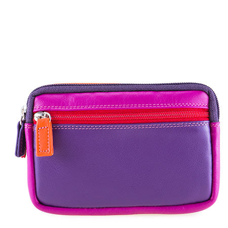 MYWALIT - Porte-monnaie double zip - Sangria-Multi BAGADIE PARIS