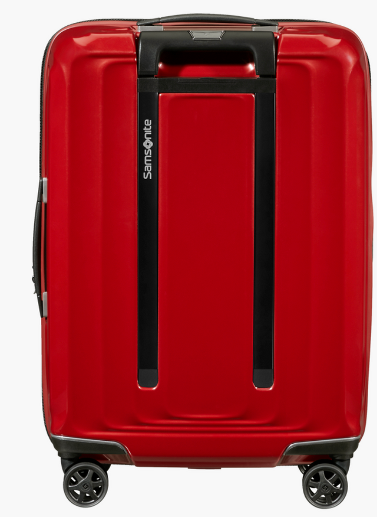 SAMSONITE - valise cabine extensible 55cm - Nuon - metal red BAGADIE PARIS