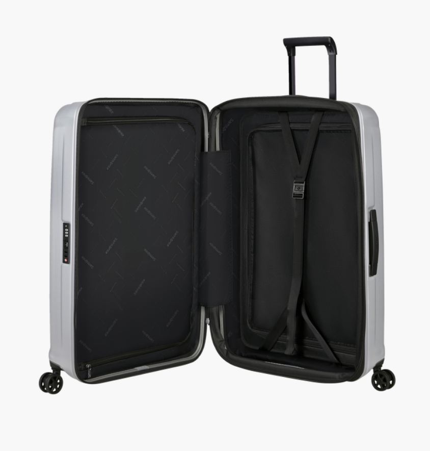 SAMSONITE - valise extensible 75cm - Nuon - silver BAGADIE PARIS