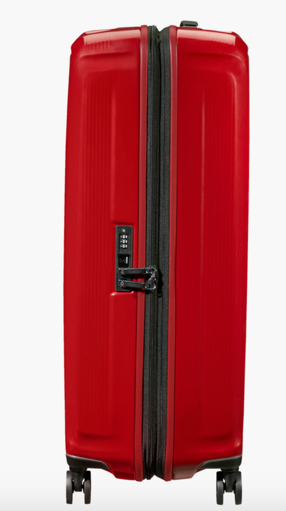 SAMSONITE - valise cabine extensible 75cm - Nuon - metal red BAGADIE PARIS
