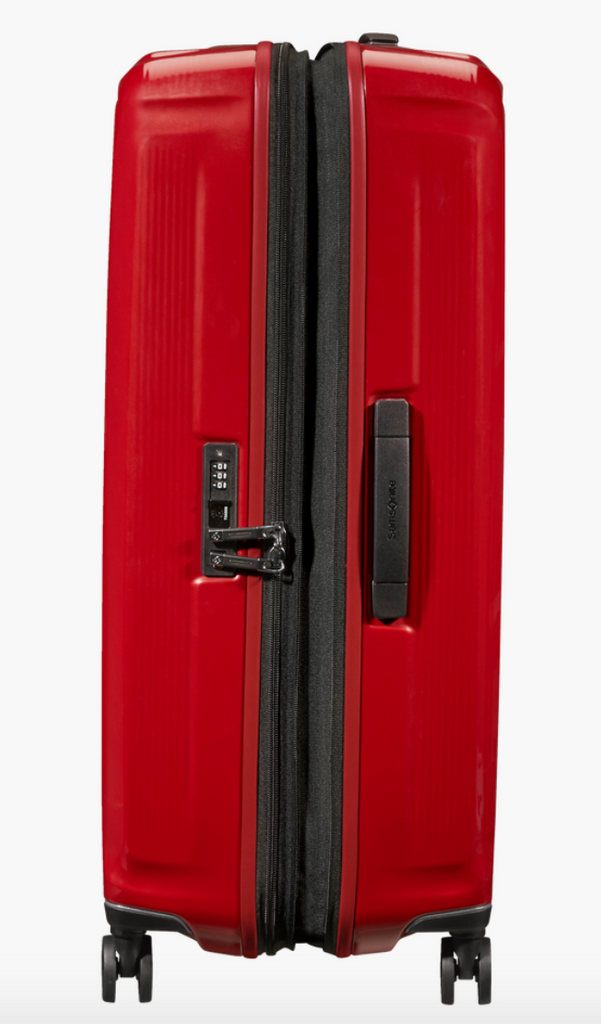 SAMSONITE - valise cabine extensible 75cm - Nuon - metal red BAGADIE PARIS