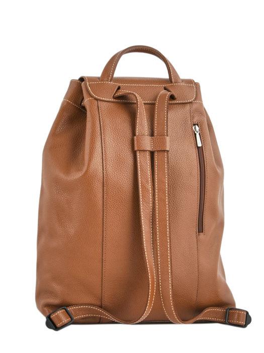 LONGCHAMP - Le Foulonné - sac à dos - cognac BAGADIE PARIS