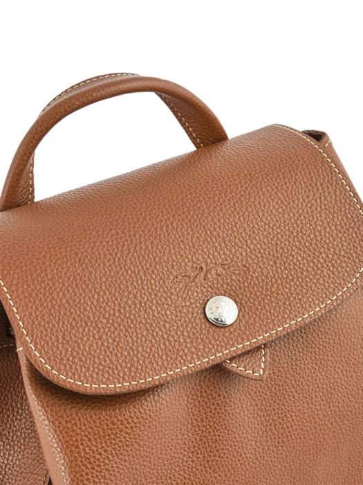 LONGCHAMP - Le Foulonné - sac à dos - cognac BAGADIE PARIS