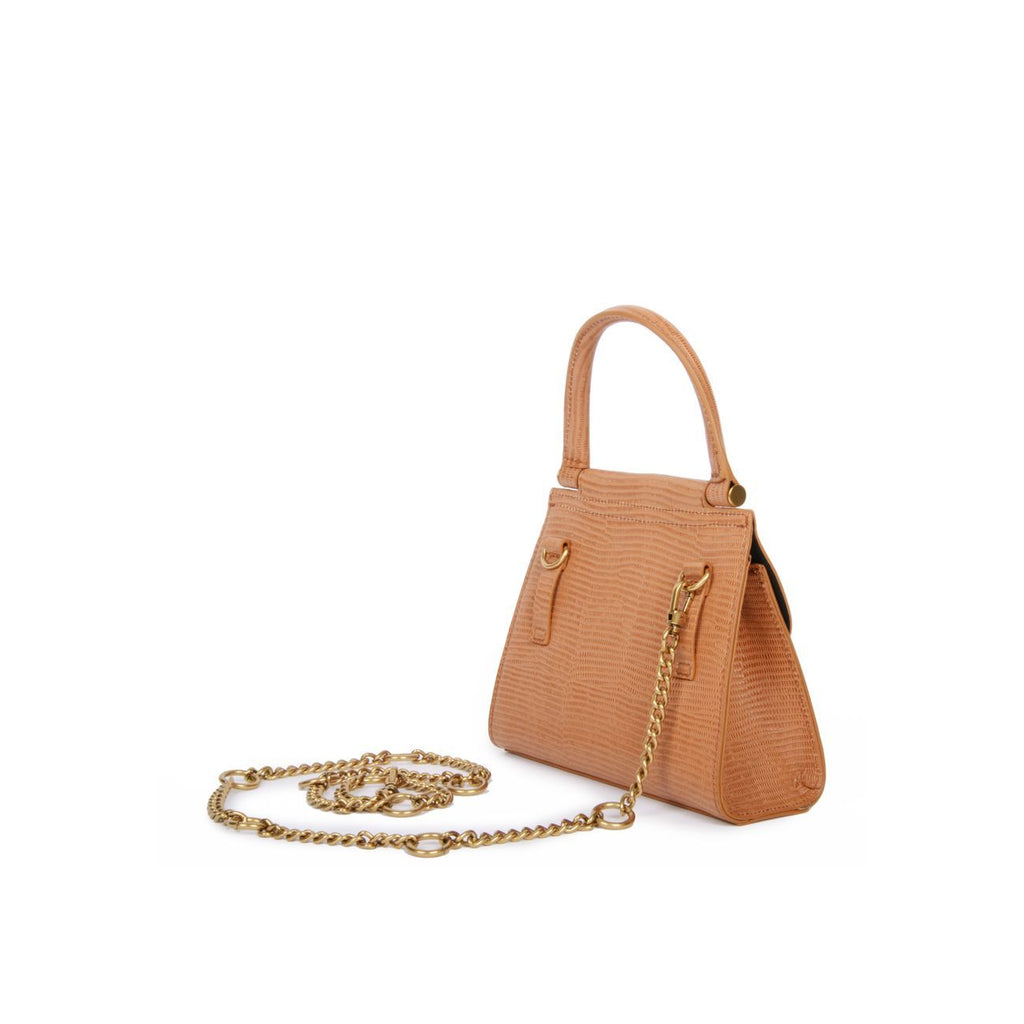 NAT & NIN - sac Dany - Lézard noisette BAGADIE PARIS