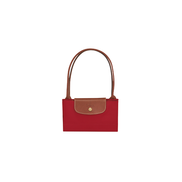 LONGCHAMP - Le pliage original - sac porté épaule S - Rouge BAGADIE PARIS
