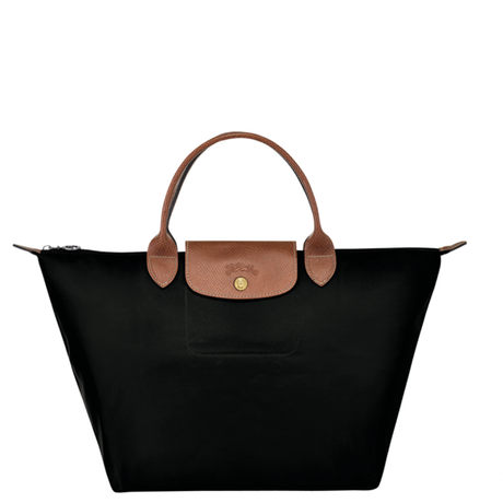 LONGCHAMP - Le pliage original - sac porté main M - Noir BAGADIE PARIS