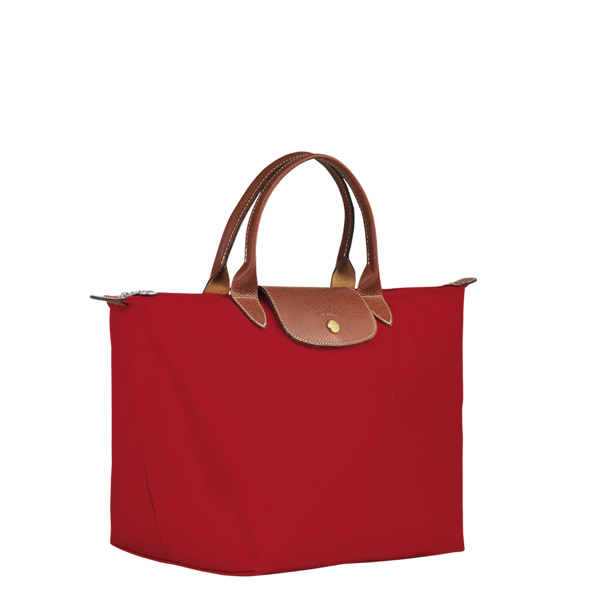 LONGCHAMP - Le pliage original - sac porté main M - Rouge BAGADIE PARIS