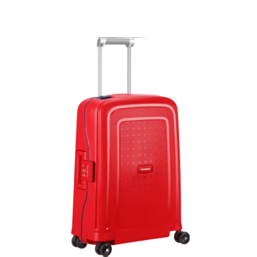 Valise cabine 55cm SAMSONITE gamme S'Cure couleur rouge
