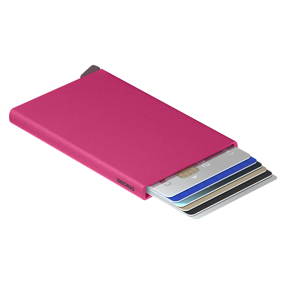 SECRID - Porte cartes - rose fuchsia powder BAGADIE PARIS