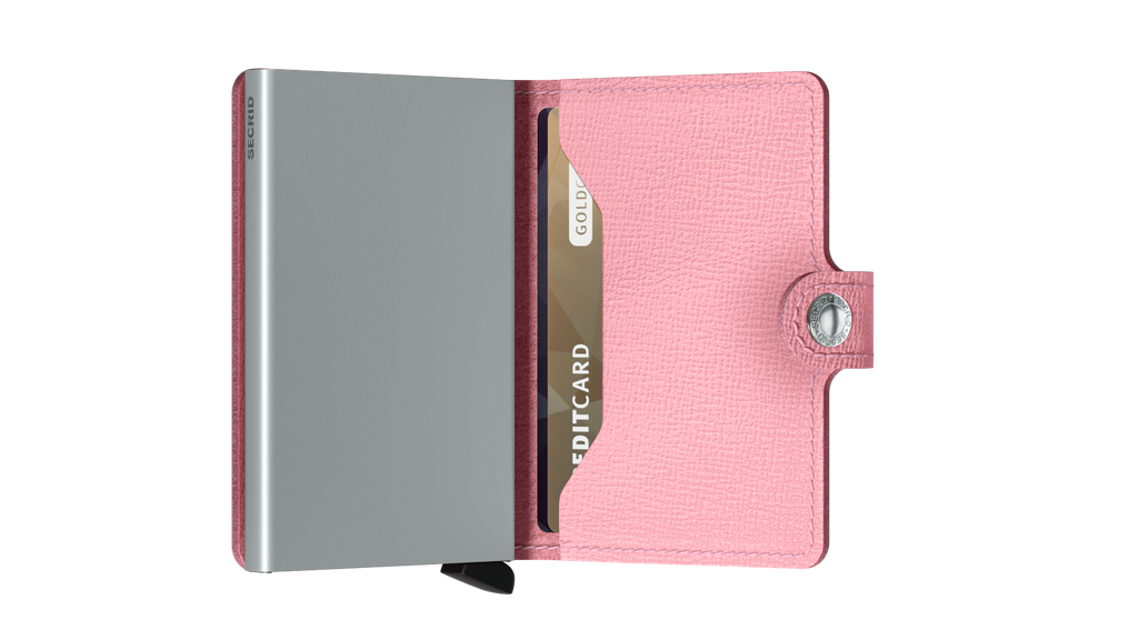 SECRID - Porte cartes Miniwallet Crisple - Rose BAGADIE PARIS