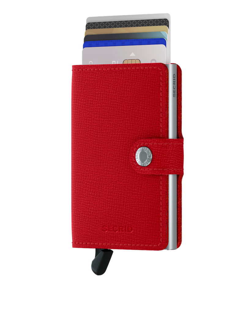 SECRID - Porte cartes Miniwallet Crisple - Rouge BAGADIE PARIS
