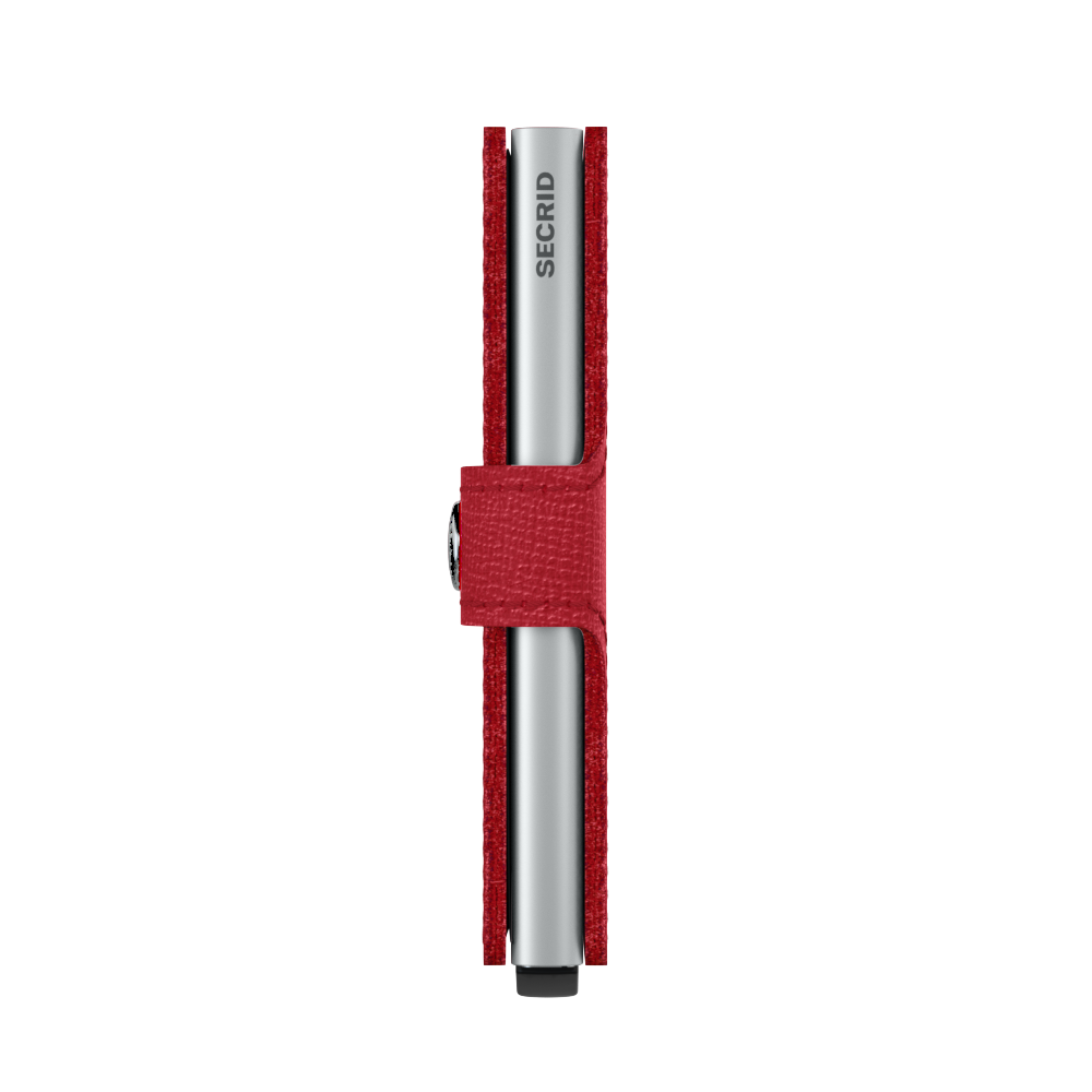 SECRID - Porte cartes Miniwallet Crisple - Rouge BAGADIE PARIS