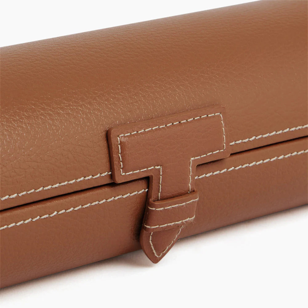 LE TANNEUR - Étui 3 montres - Cuir naturel