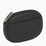 LE TANNEUR - Porte-monnaie homme zippé - cuir grainé - modèle Charles - Noir - LE TANNEUR