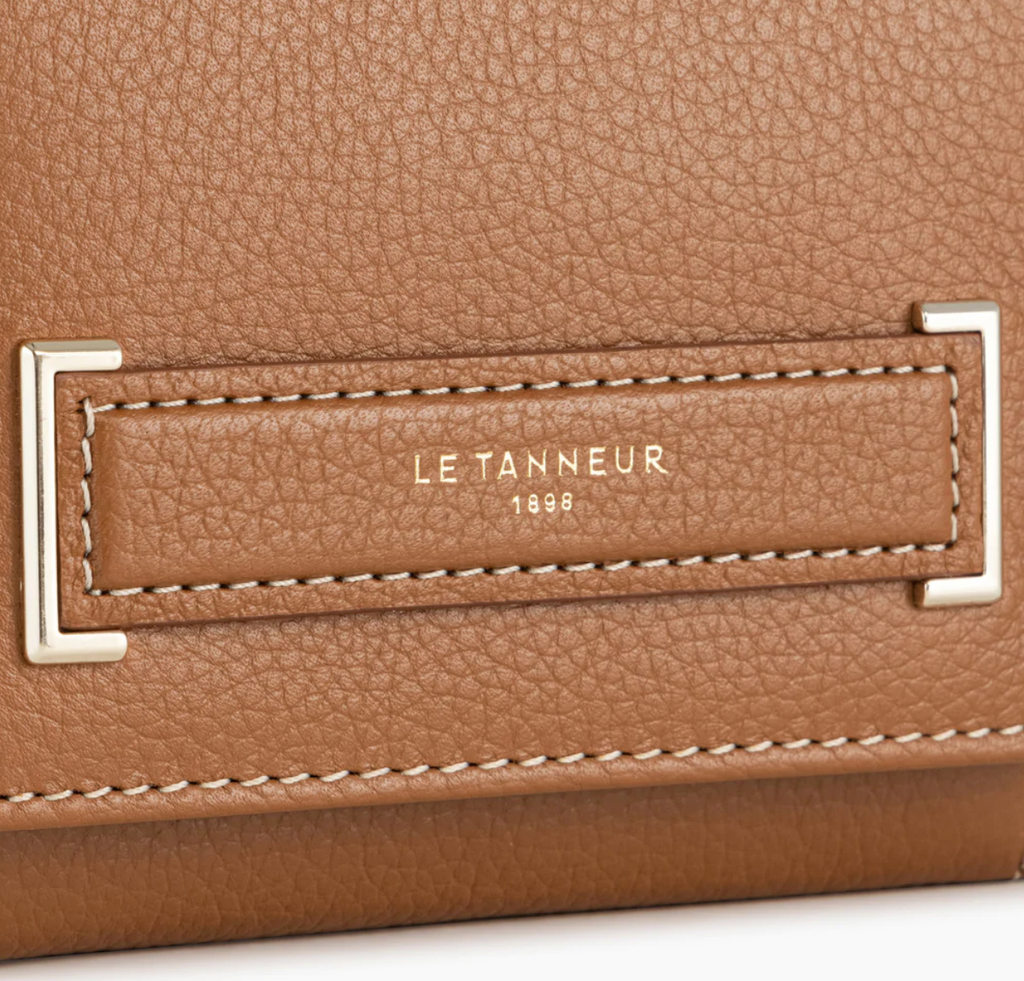 Grand sac hobo en cuir grainé Le Tanneur gamme Judith couleur noir