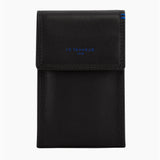 LE TANNEUR- Étui clés à rabat femme modèle Martin en cuir lisse noir