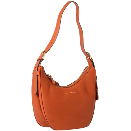 Sac porté croisé en cuir chatain gamme "Trinite Romy"