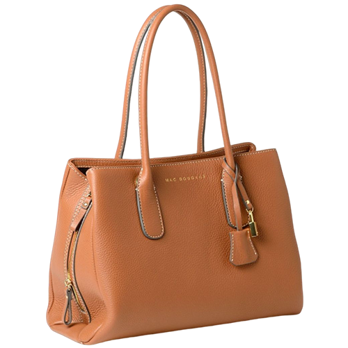 Cabas en cuir chatain gamme "Tuileries Romy"