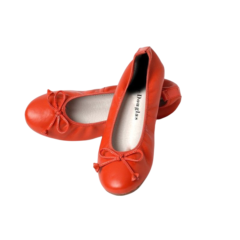 Ballerines en cuir orange Mac Douglas