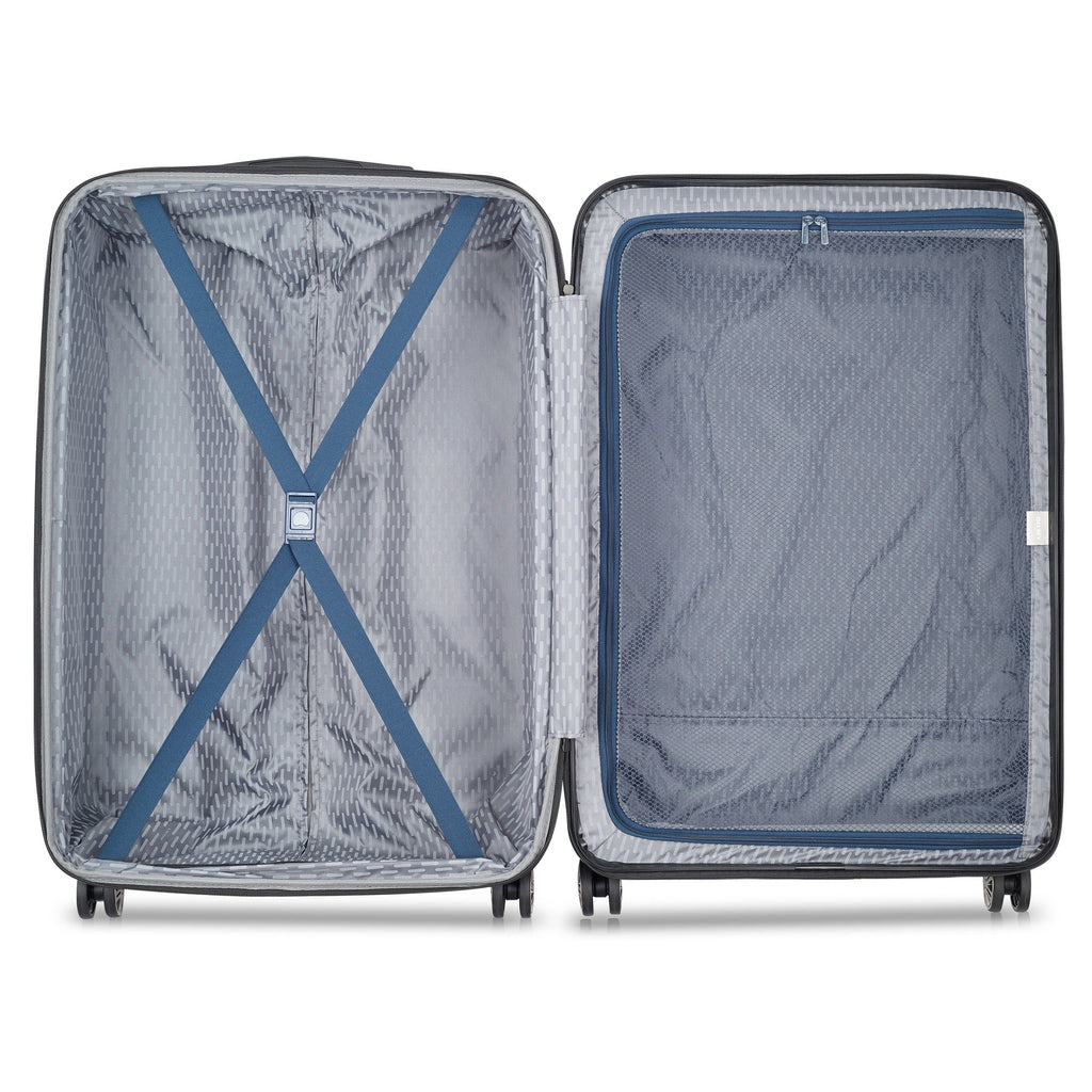 DELSEY - Valise soute 77cm extensible - Air Armour - Bleu nuit