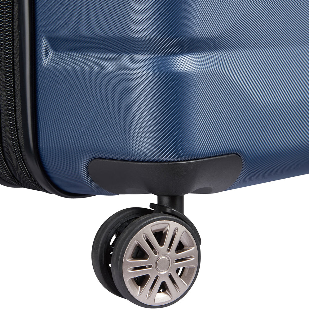 DELSEY - Valise soute 77cm extensible - Air Armour - Bleu nuit